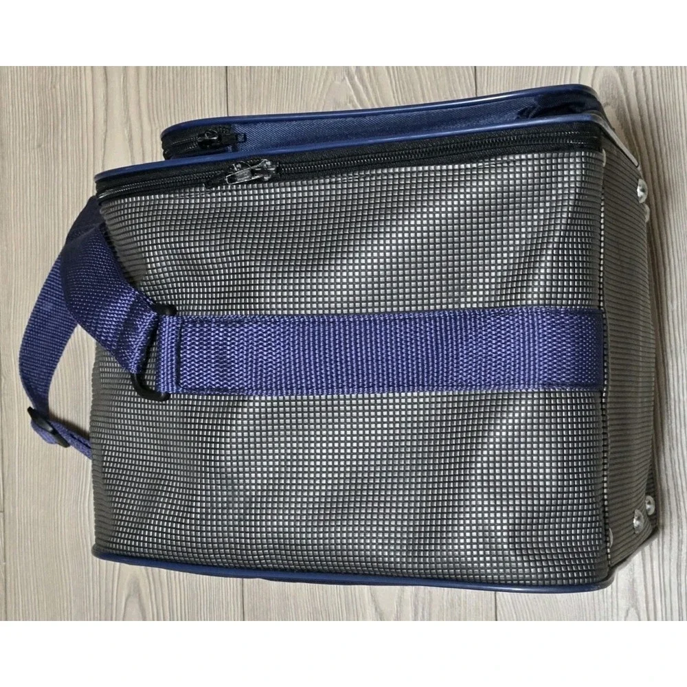 BMW‎ K1100LT Duffle Bag Luggage Nylon Navy Blue / Gray RARE Motorcycle Gym Parts